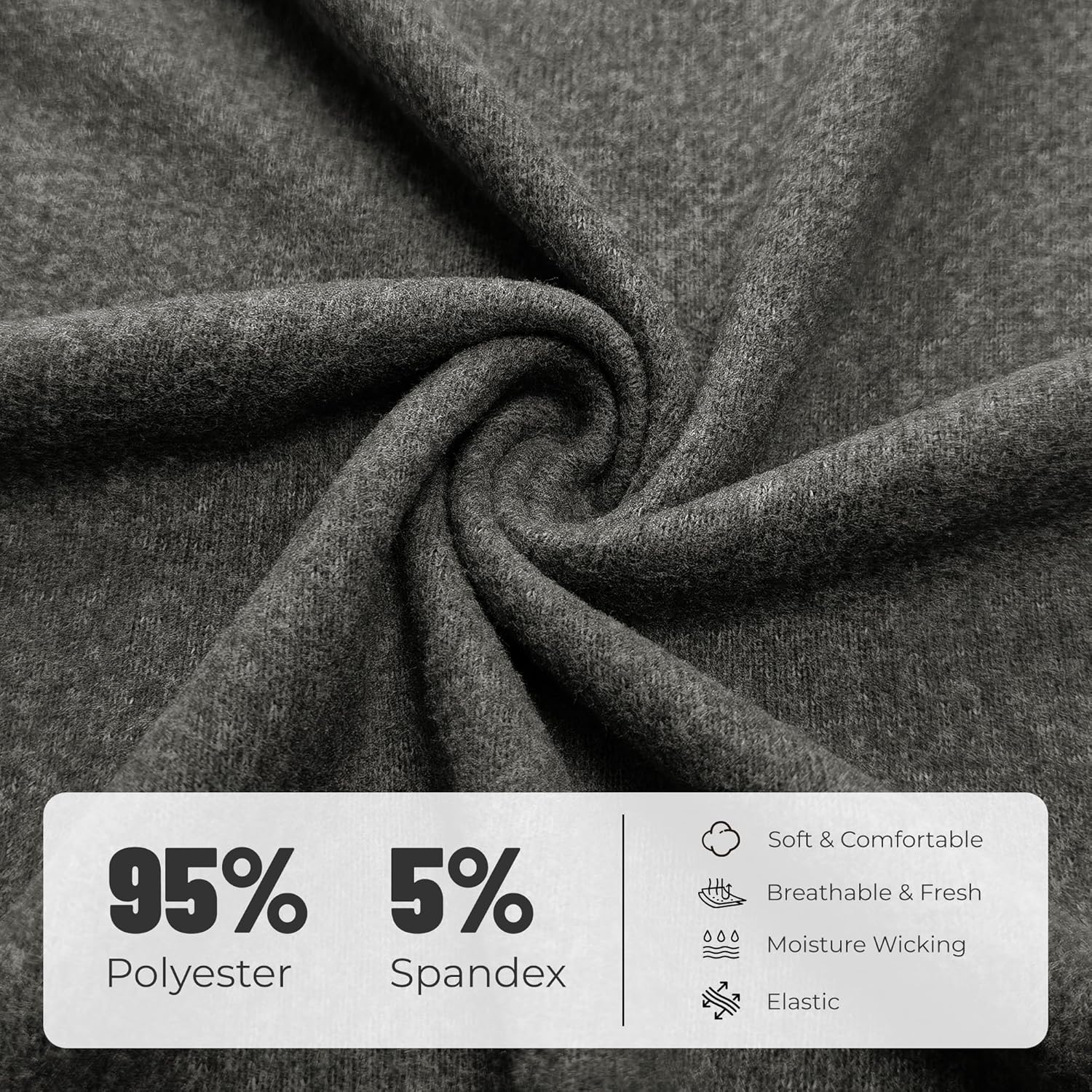 U2SKIIN Mens Ultra Soft Pajama Set, Stretch Long Sleeve Lounge Pjs Button-Down Lightweight & Cozy Sleepwear - Image 4