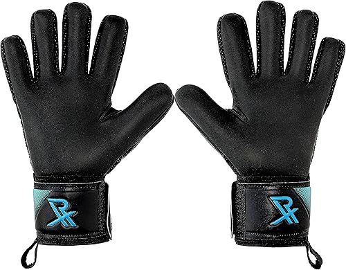 Miniatura 10 de Rectrix Guantes de portero audaces  Protección para guardar los dedos  Látex alemán  Corte negativo  Tallas para jóvenes y adultos  para fútbol