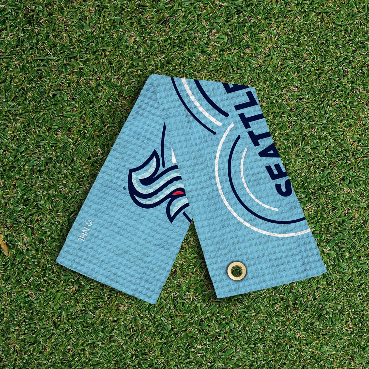 Northwest NHL Golf Towel – Official Licensed Microfiber Waffle Fabric, Absorbent 16x25 in Club Cleaning Accessory