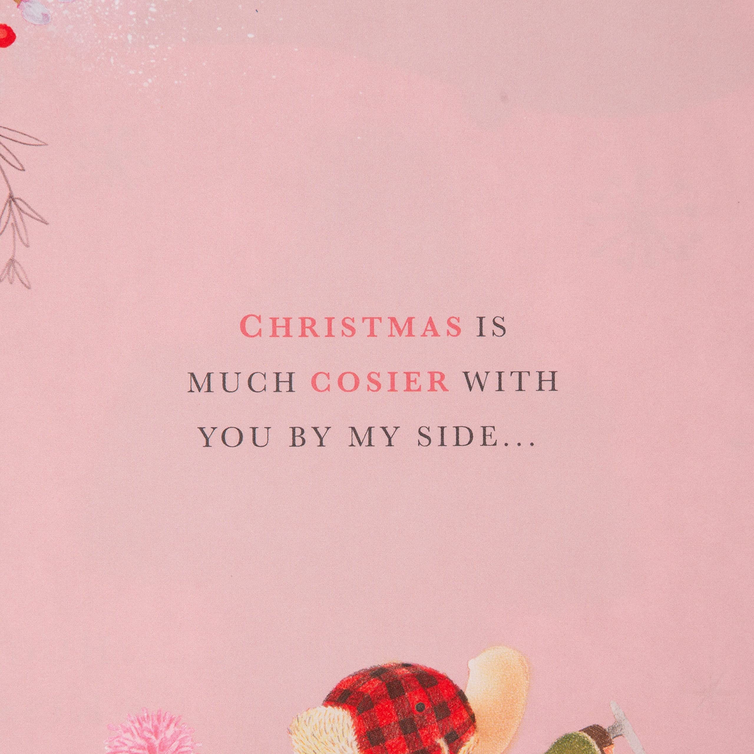Hallmark Biglietto di Natale per la fidanzata Cute Forever