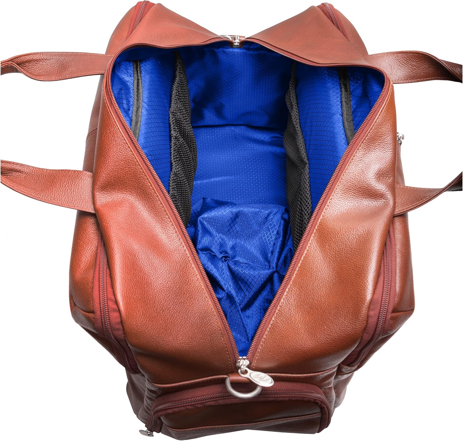 McKlein Avondale, Pebble Grain Calfskin Leather, 19" Triple Compartment, Carry-All, Travel, Laptop Duffel, Travel Duffel Bag, Weekender Bags, Overnight bags, Travel Bag Crossbody Duffel