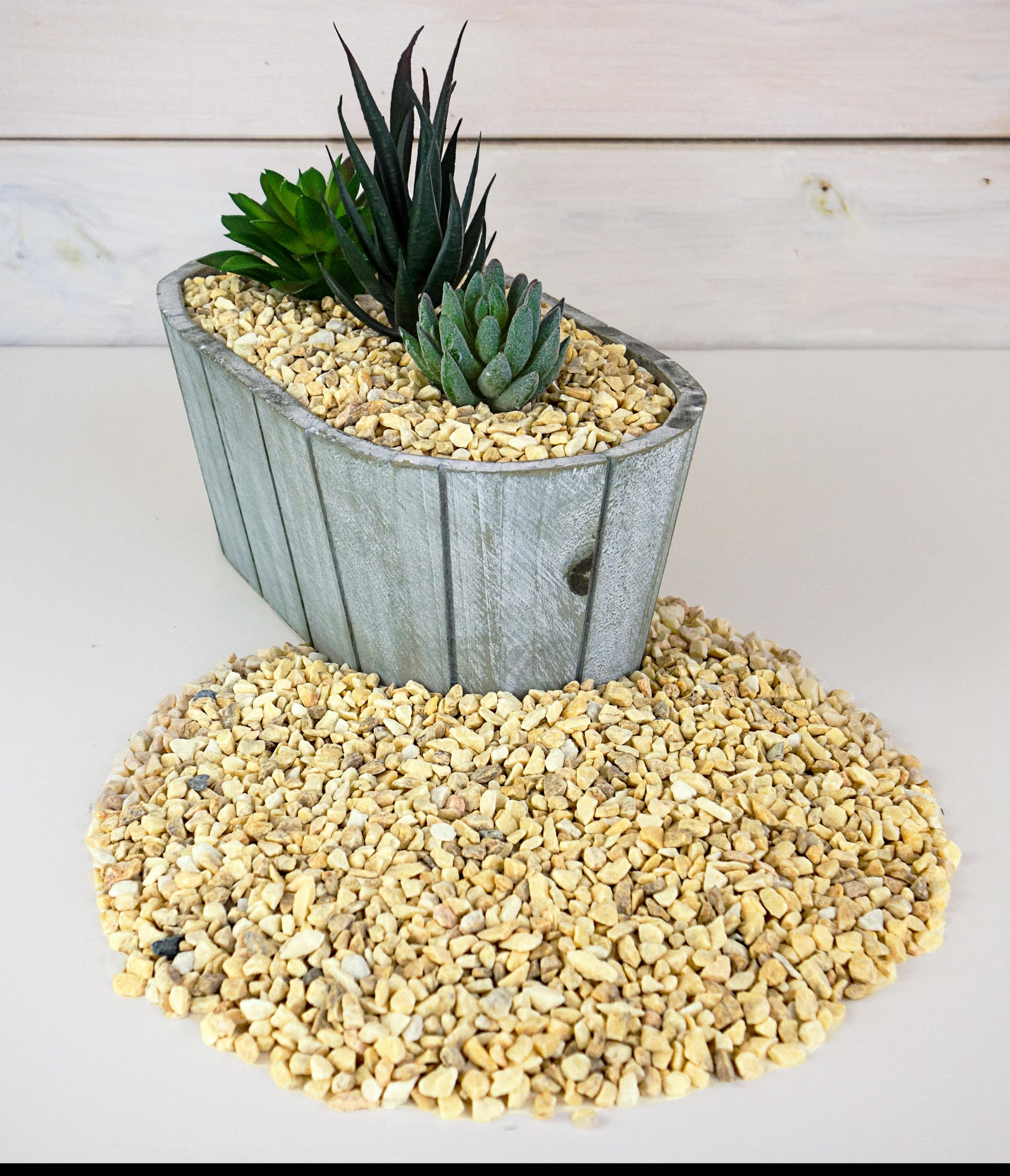 Ghiaia Giallo 1,8 kg - Ghiaia per Acquario - Sassolini Decorativi per Vasi - Sassi Decorativi per Vasi - Ghiaia per Vasi - Sassolini per Acquario - Ciottoli Decorativi (3-6 mm) (Giallo)