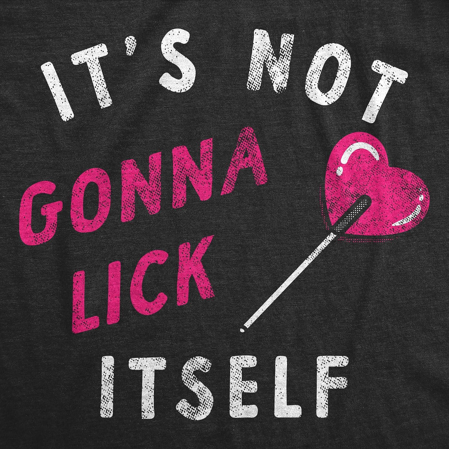 Womens Funny T Shirts Its Not Gonna Lick Itself Valentines Day Sarcastic Tee for Ladies