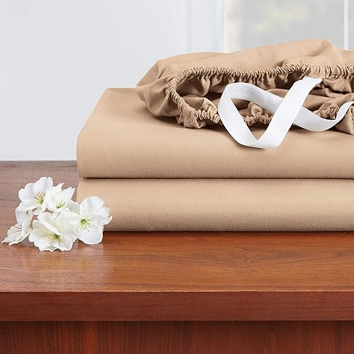 Miniatura 7 de Empyrean Juego de Sábanas Queen - 110 GSM Juego de Sábanas de 6 Piezas para Cama Tamaño Queen, Sábanas Tamaño Queen de Doble Cepillado, Sábanas