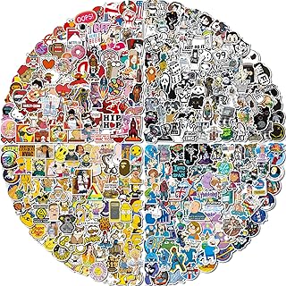 Arme Stickers Pack, 400 PCS Cool Stickers Decals, Random Sticker for Waterbottles Laptop Computer Vinyl Waterproof Sticker, Skateboard Stickers for Adults
