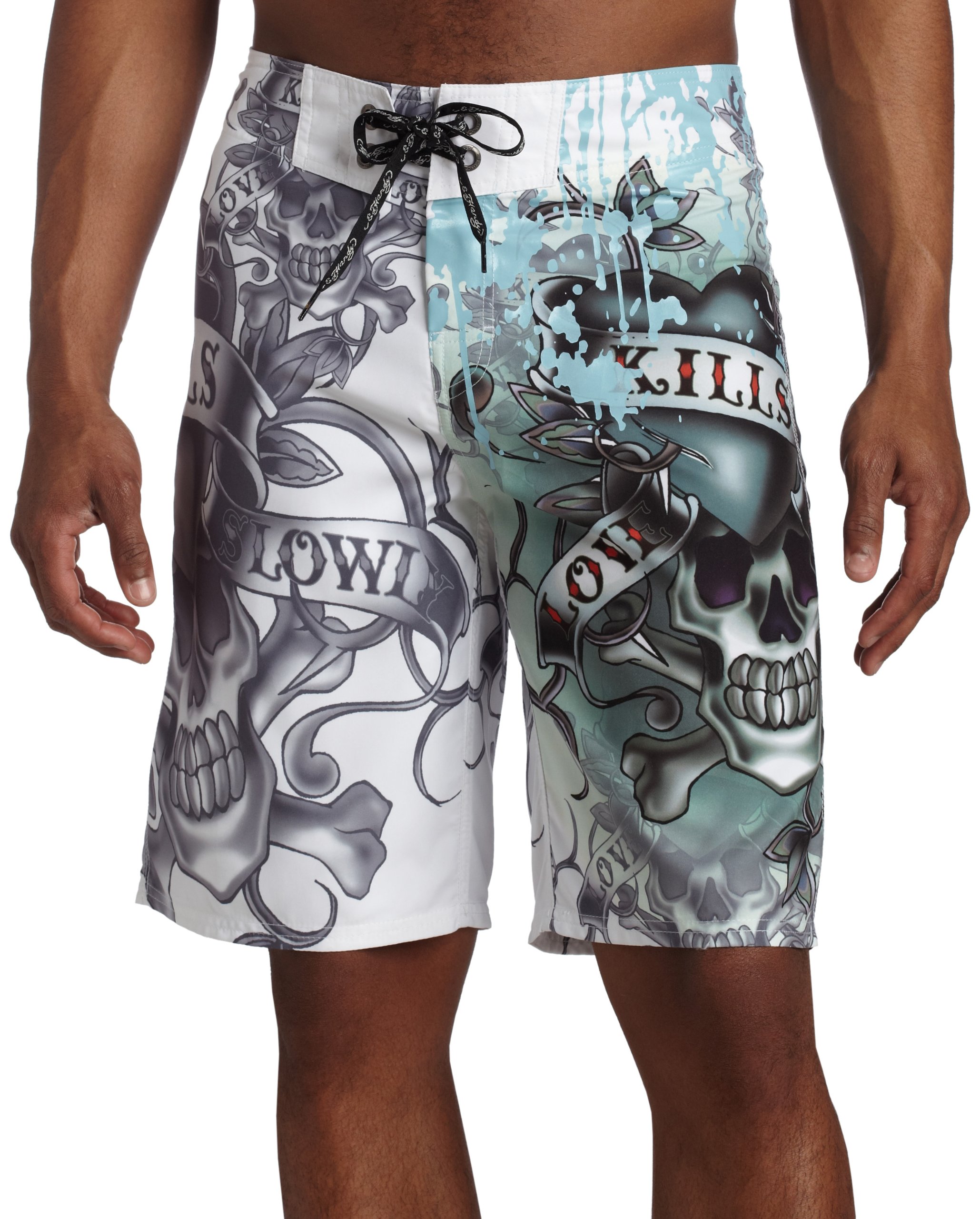 Ed Hardy Men's Lks Paint Boardshort