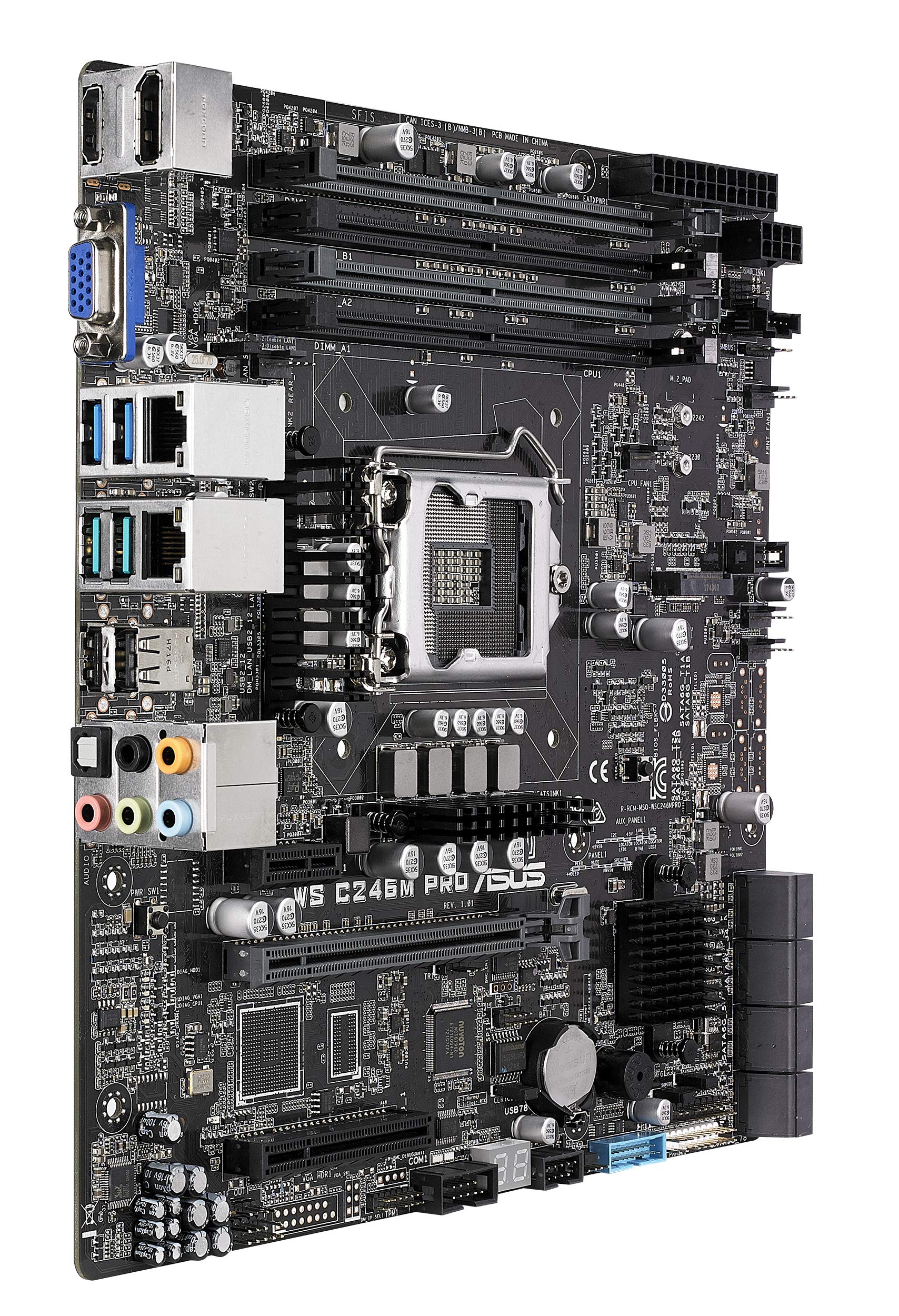 Amazon | WS C246M PRO [マザーボード Intel C246/LGA1151/DDR4/SAS 