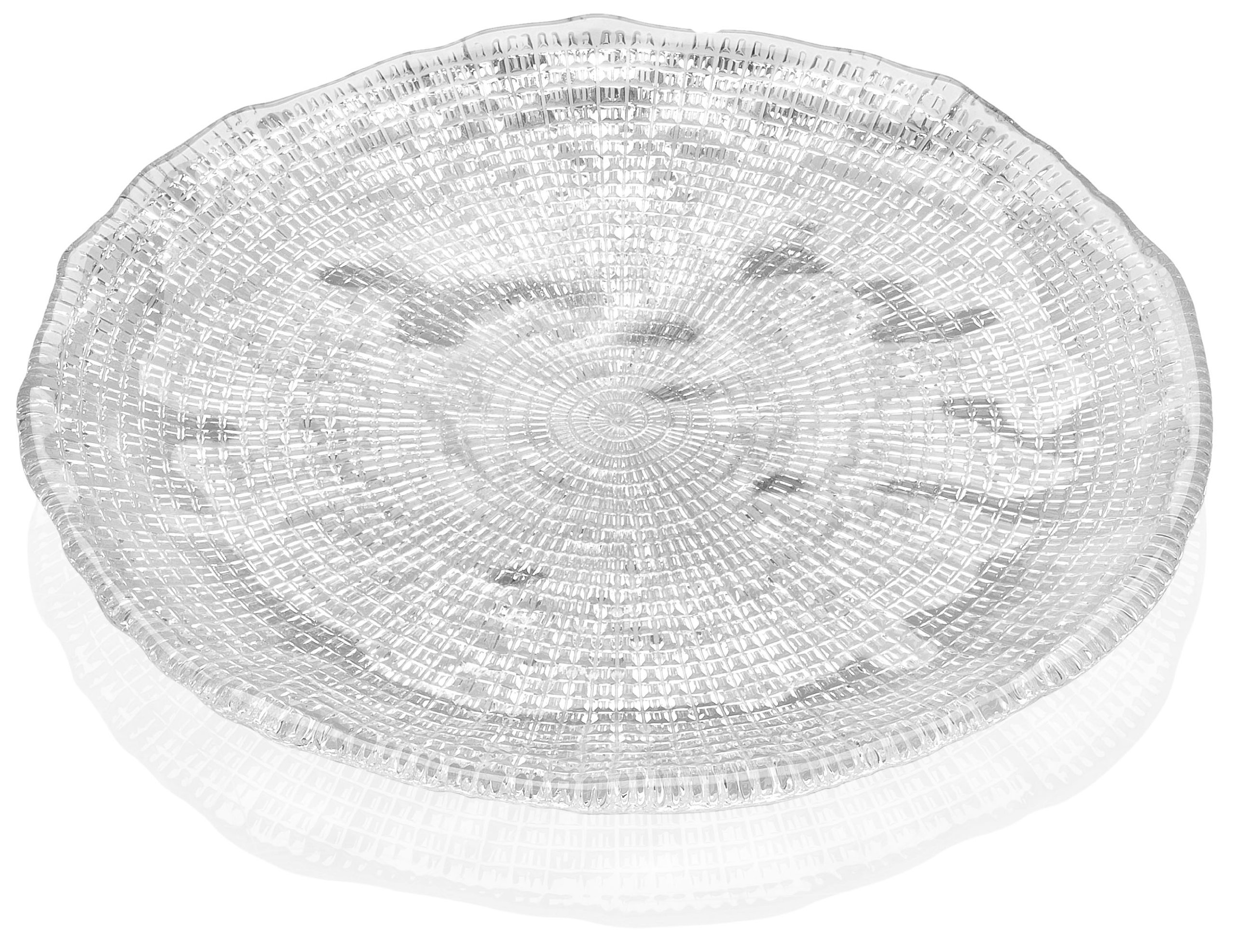 IVV Glassware Diamante Assiette à dessert à salade Transparent 21 cm