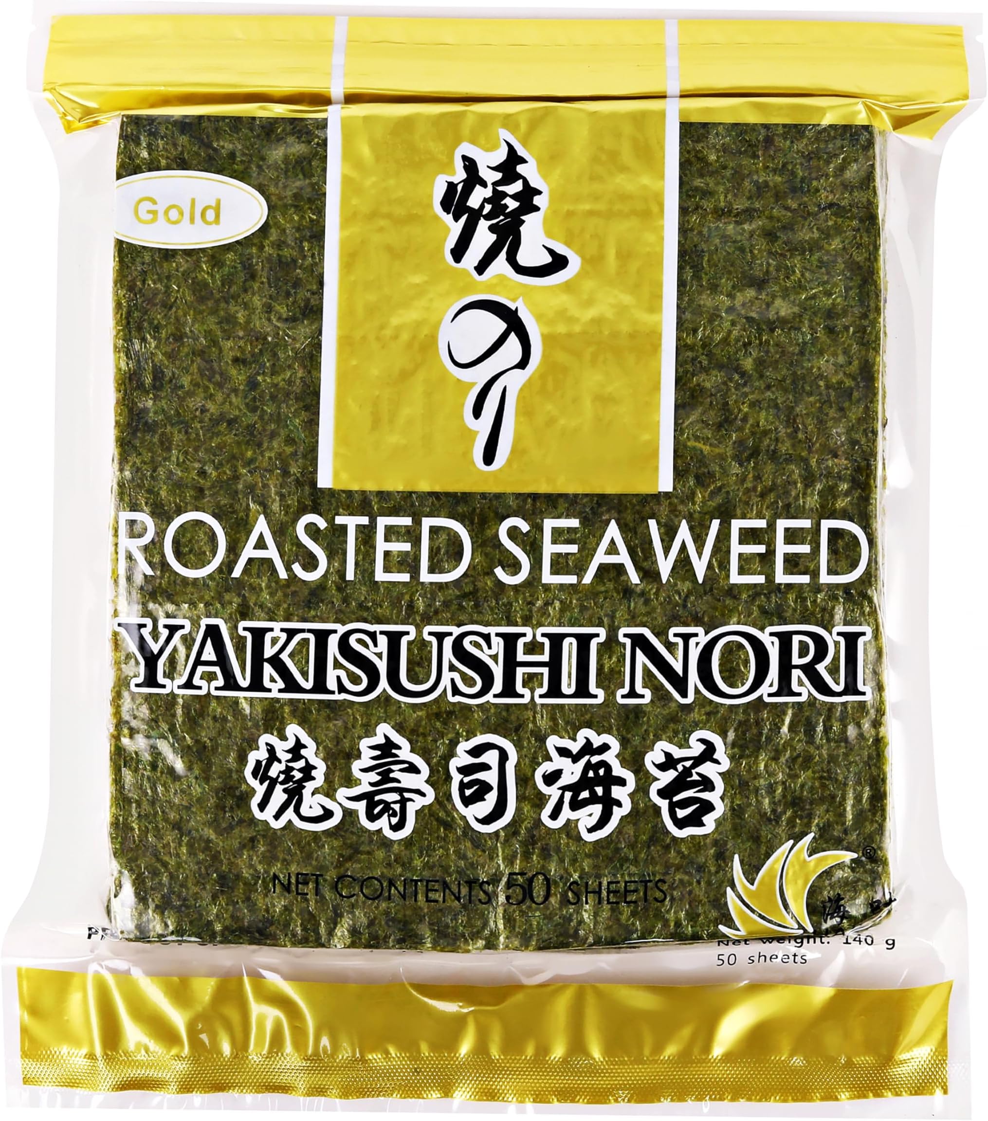 Roasted Yakinori Seaweed -50 Sheets