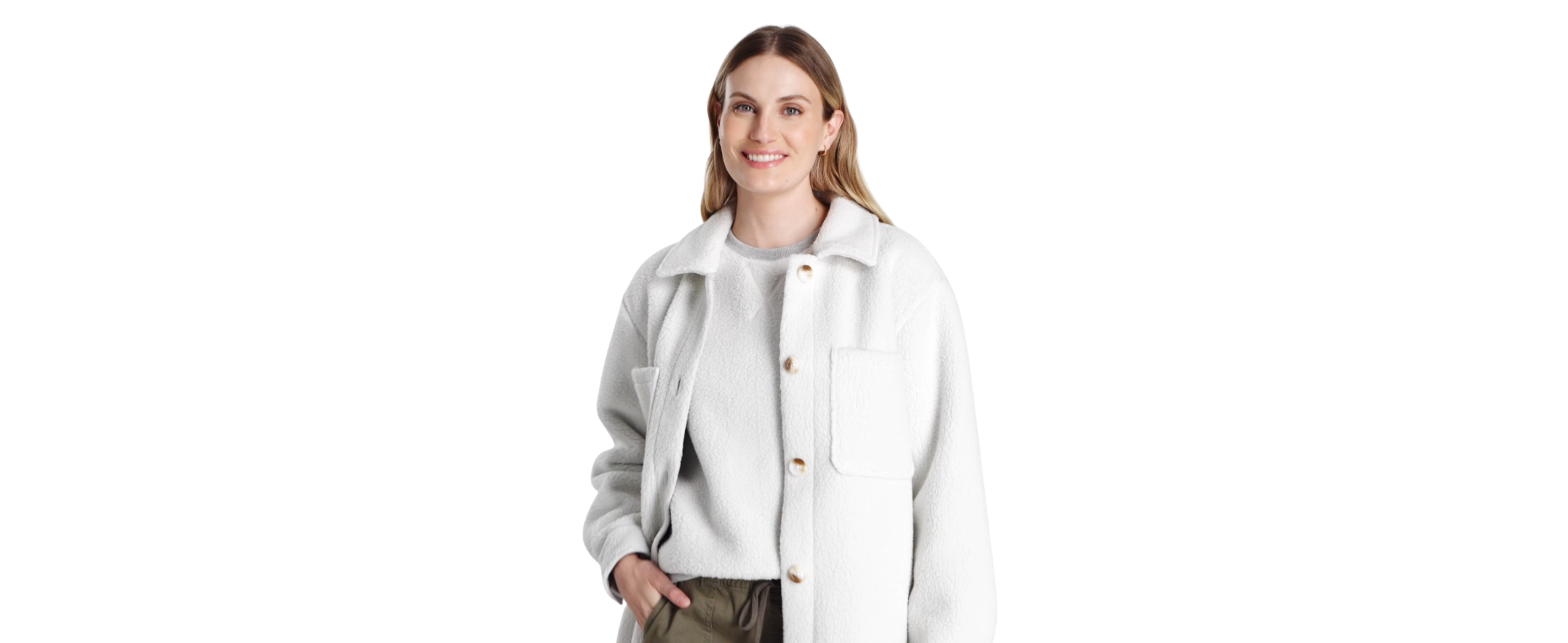 Amazon.com: Martha Stewart Women's Garden Shacket, Cozy Fleece