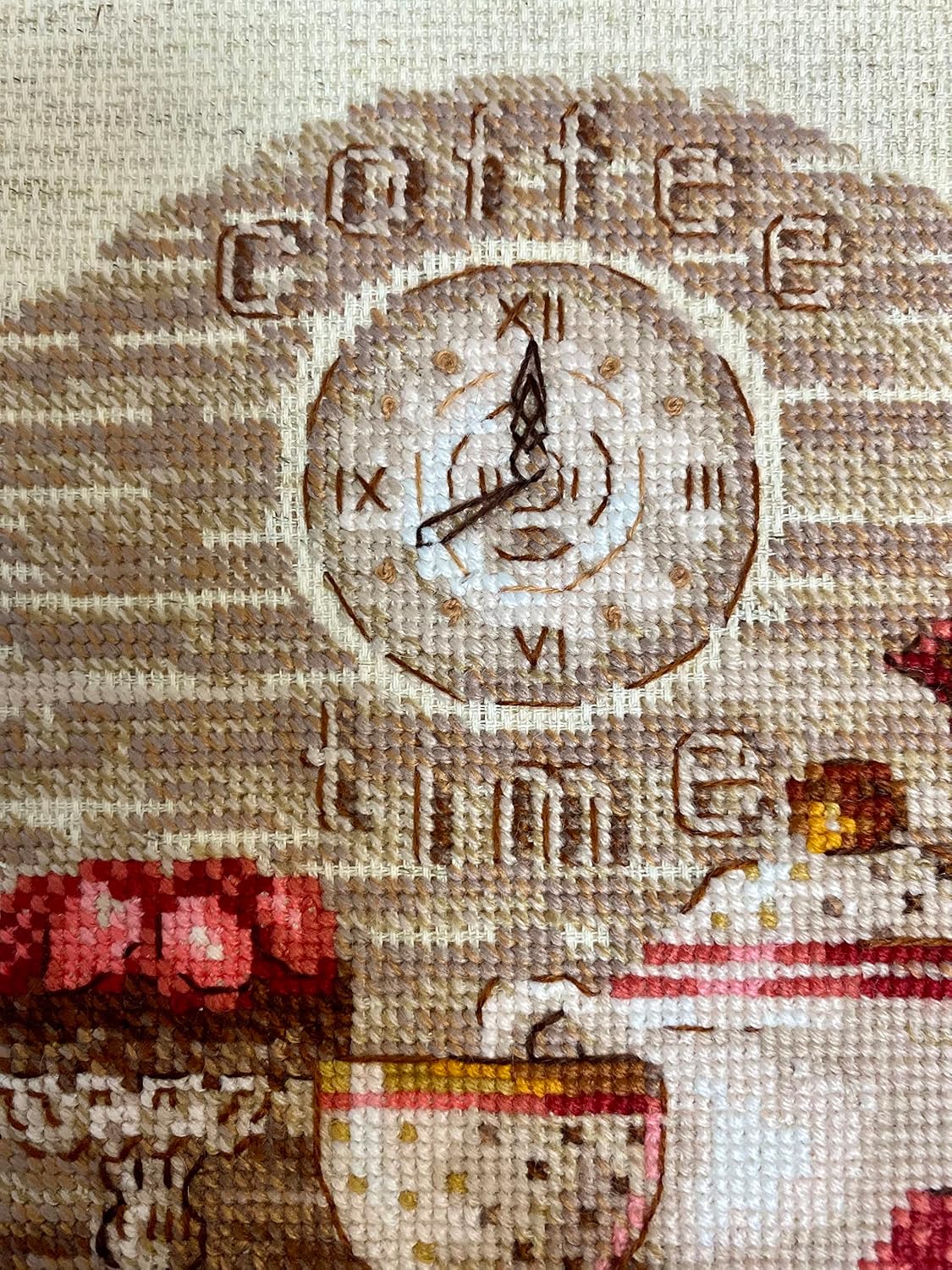 RIOLIS - Coffee Time 1874, Cross Stitch Kits 11,81" x 8,27", Cross Stitch Kits for Beginners & Advanced, Crossstitching Kit Adult, Embroidery Counted Stitching Kit