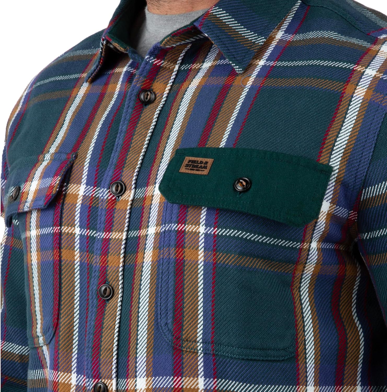 Field & Stream Mens Hardwood Heavyweight Flannel - Image 4
