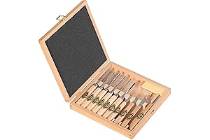 Cherry Splendid: An Entrancing 11-Piece Carving Ensemble In a Captivating Wood Box