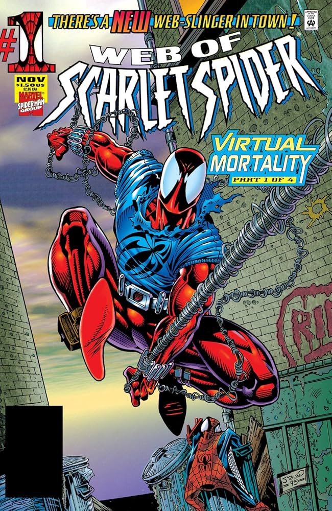 ①アメコミリーフまとめ売り (45) 洋書 SCARLET SPIDER Amazon.com: Web of Scarlet Spider (1995-1996) #1 (of 4