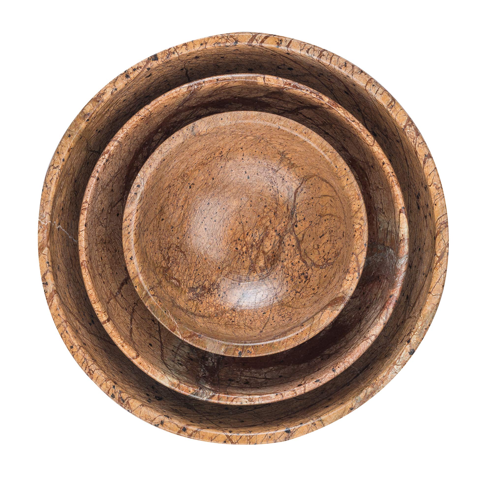 NikkisPride Marble Handmade Household Multi- Utility Bowl Serving Bowl Decorative Bowl Home Decor