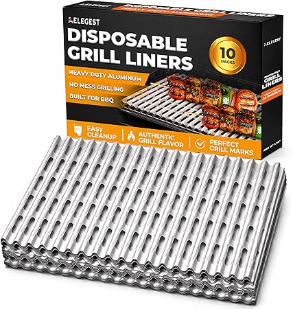 Disposable Aluminum Grill Liners & Grill Toppers | Heavy-Duty, Tear