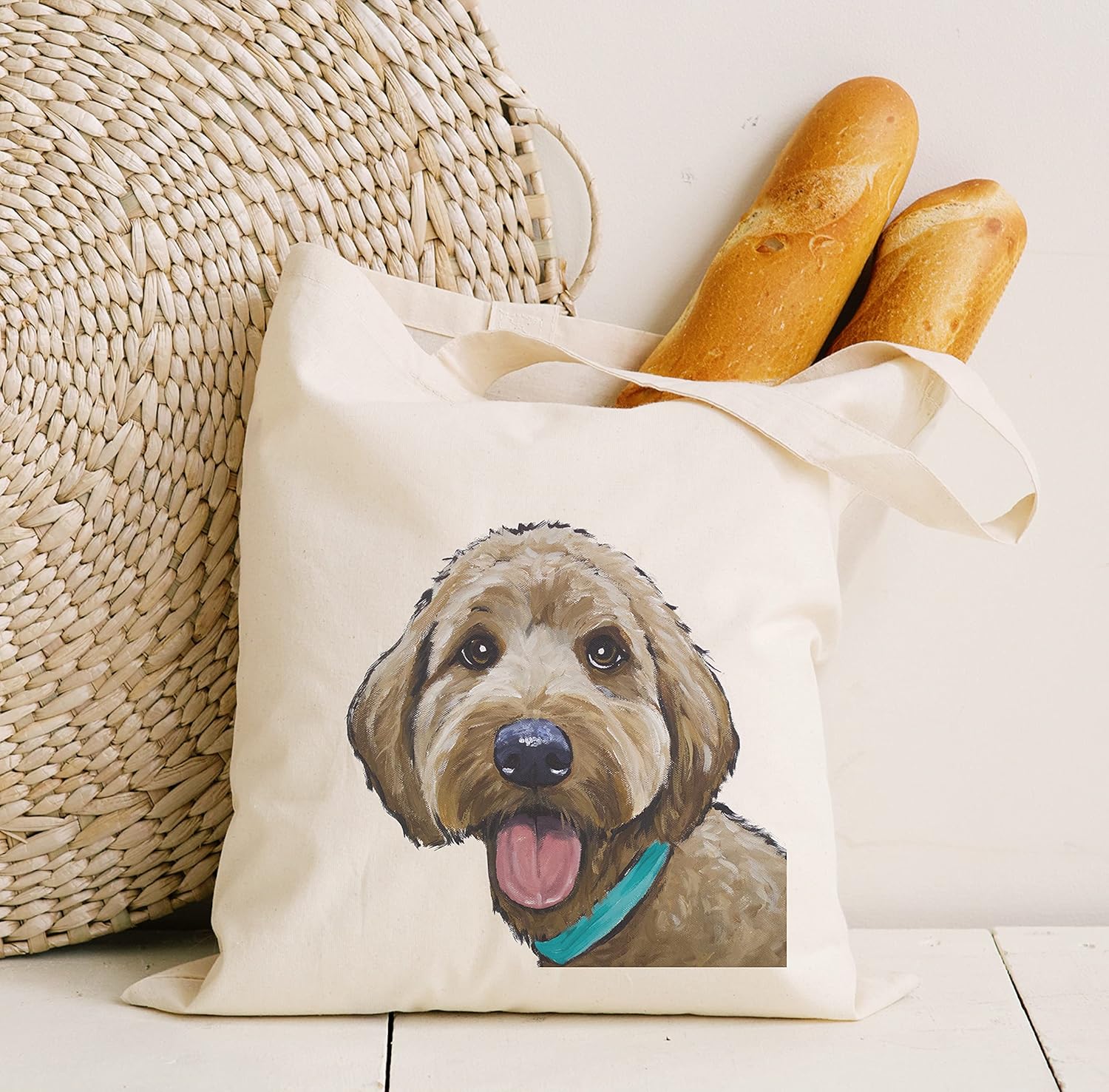Goldendoodle Tote Bag - Golden Doodle Tote Bag - Doodle Gifts - Doodle Handmade Totes - Doodle Mom - Goldendoodle Gifts For Women - Image 3