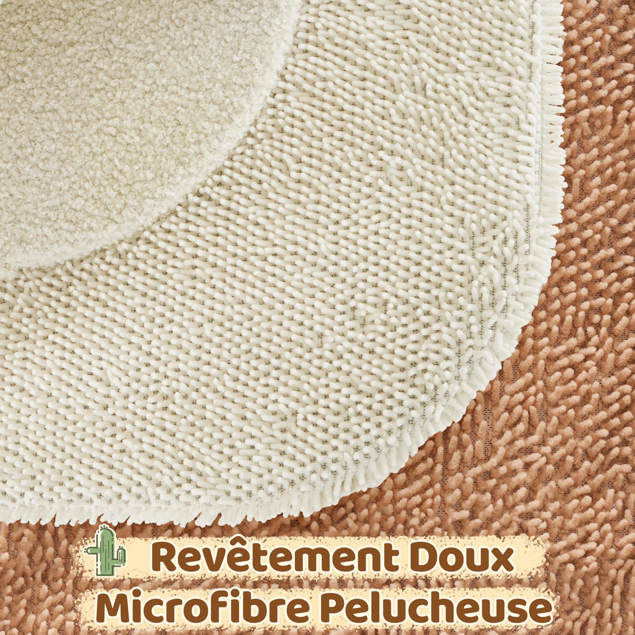 Yaheetech Arbre à Chat Cactus Hauteur 106,5 cm Tour pour Chat en Tissu Moppy avec Poteaux en Sisal Plateformes Niche Panier Perchoir Griffoirs Maison (Beige/Marron)