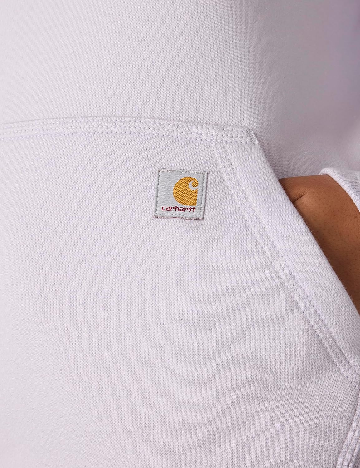 Carhartt Women's Relaxed Fit Midweight Logo Sleeve Graphic Sweatshirt - Image 6