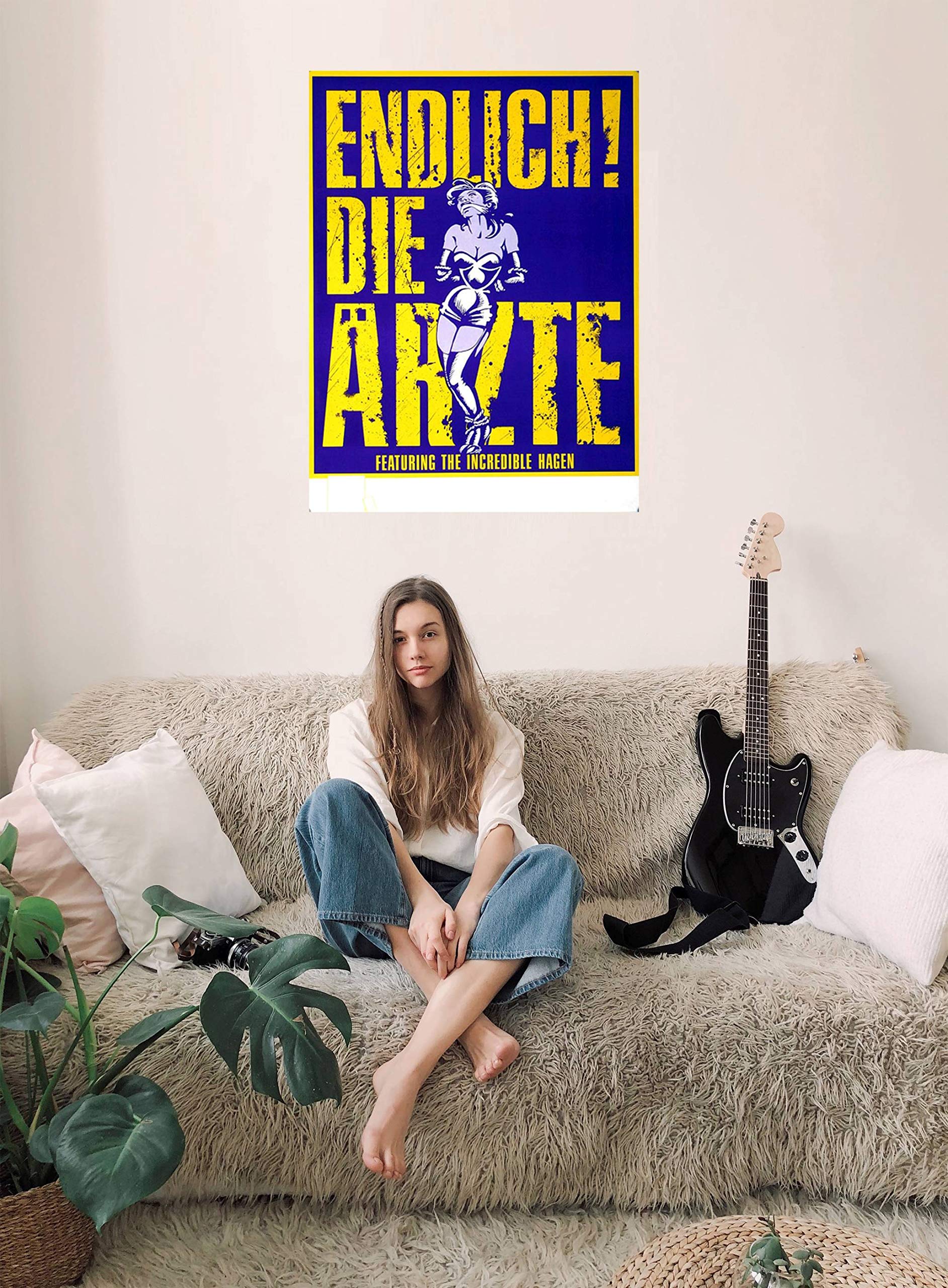 Premium Poster/Plakat | DIN A1 | Live Konzert Veranstaltung » Die Ärzte - Endlich, 1992 «