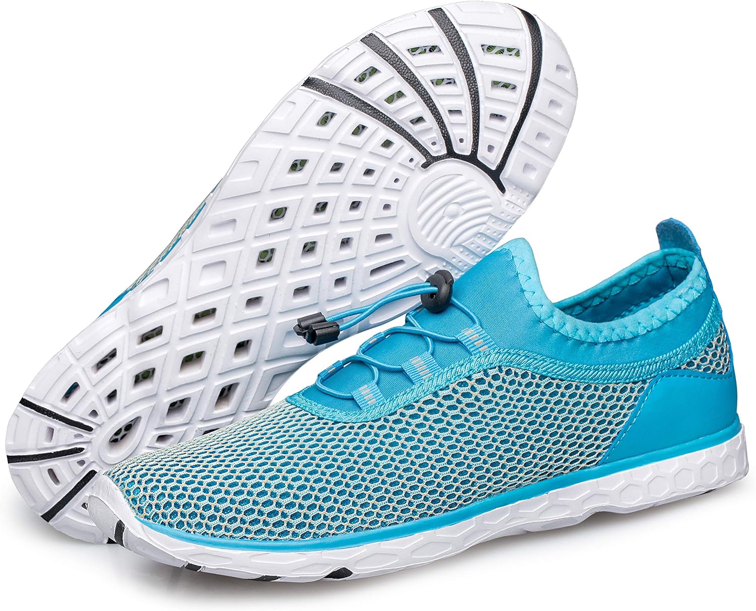 DOUSSPRT Women's Water Shoes Quick Drying Sports Aqua Shoes 11 Moonlight 001