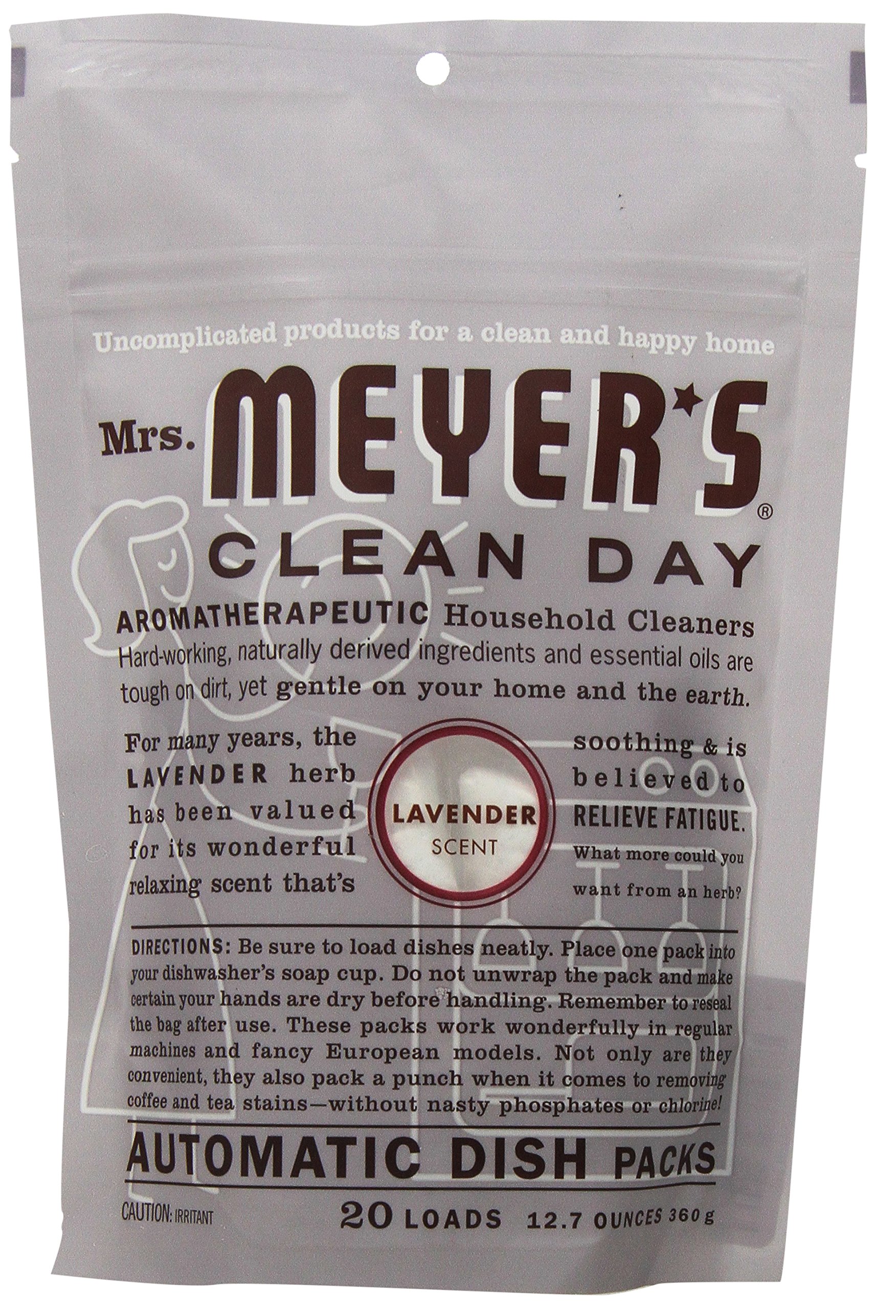 MRS MEYER'S Lavender Automatic Dishwashing Packs, 12.7 OZ