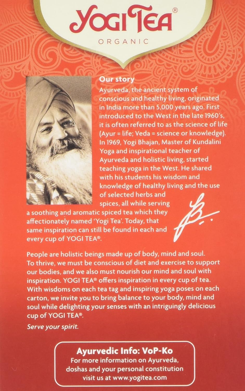 Yogi Tea - Bedtime Rooibos Vanilla - 30.6g