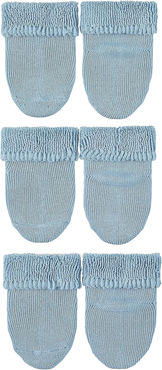 Sterntaler Unisex Children's Socks Pack of 3 Light Blue Normal Light Blue, Light Blue, 14