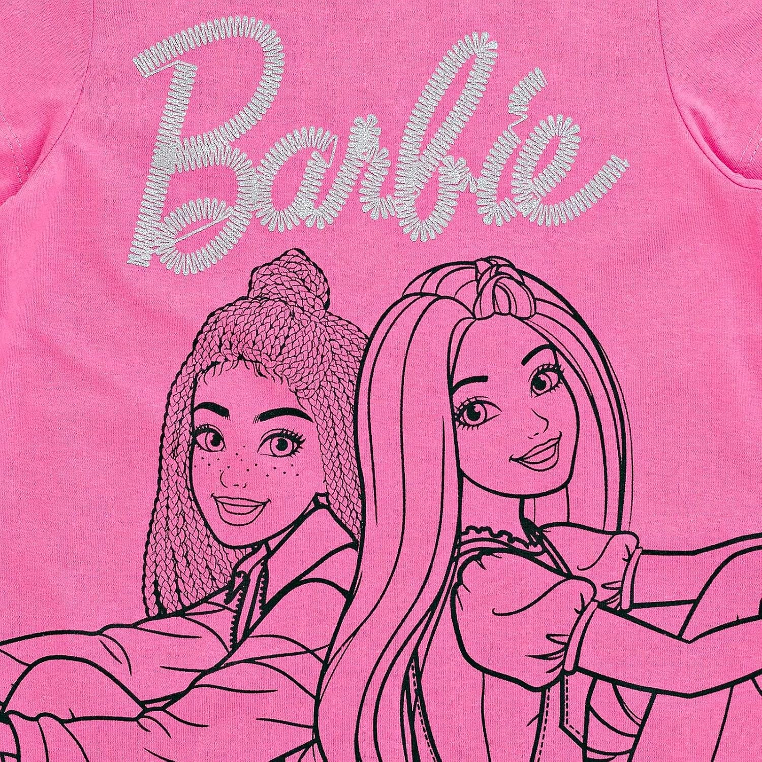 Barbie Girls 3 Pack T-Shirts Little Kid to Big Kid