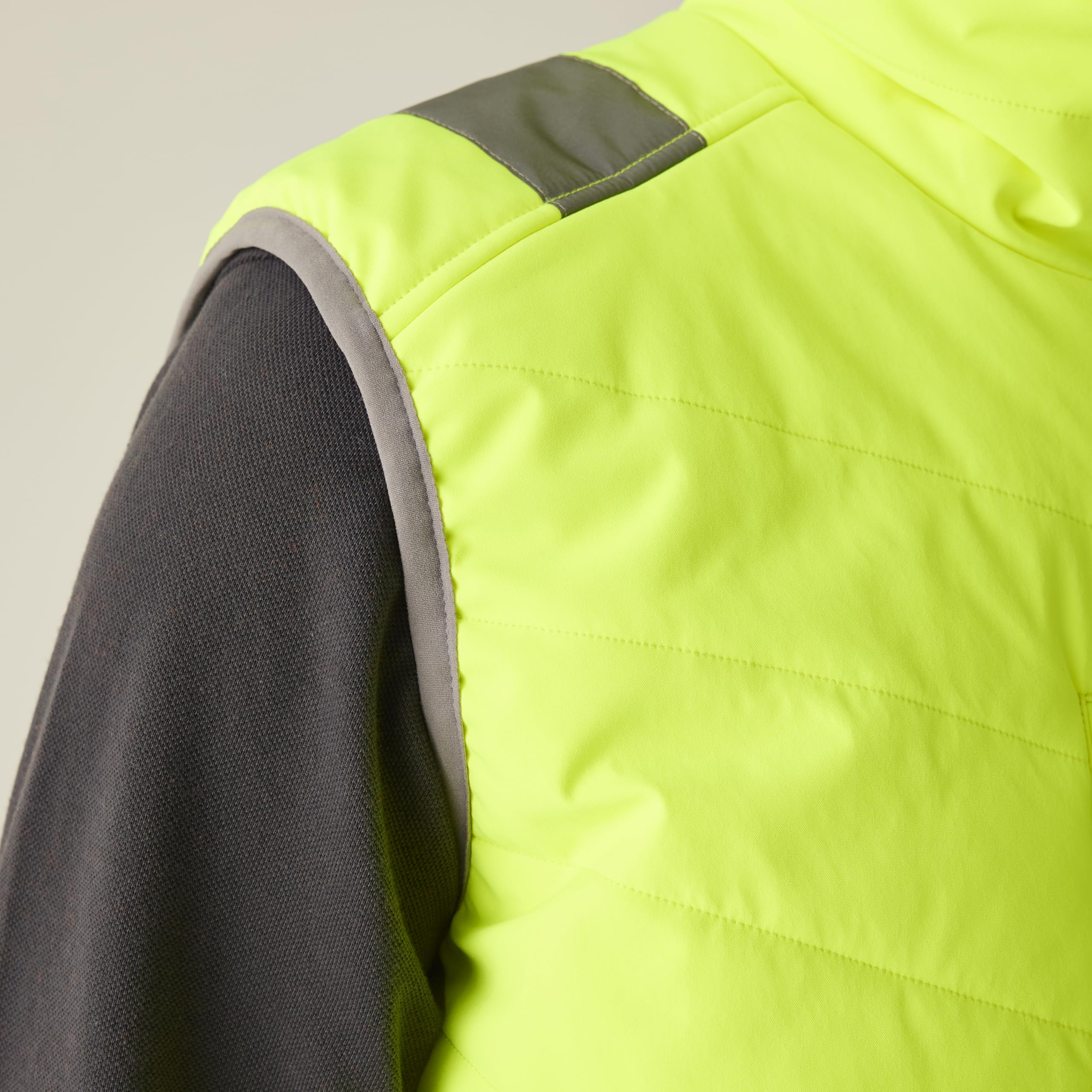 Regatta Professional Hi-vis 2-tone Thermal Baffle Bodywarmer Regatta Professional Hombre Alta visibilidad Bicolor Chaleco Unisex adulto (Pack de 1)