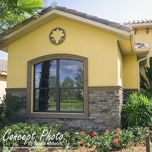 Miniatura 18 de Ekena Millwork - Panel lateral de piedra de imitación apilado en cascada