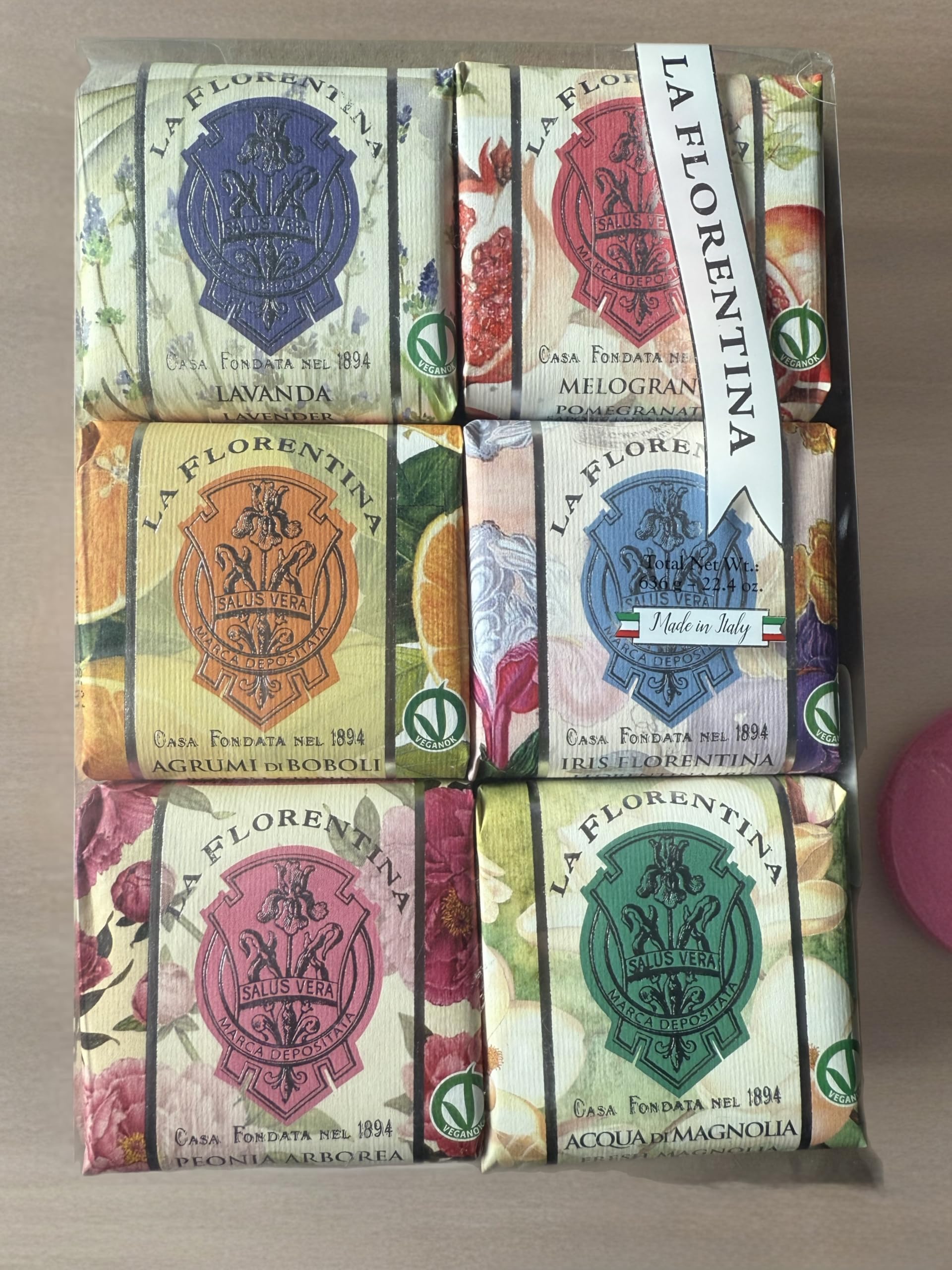 Amazon.com : LA FLORENTINA Variety Soap 6 Pack, Agrumi de Boboli