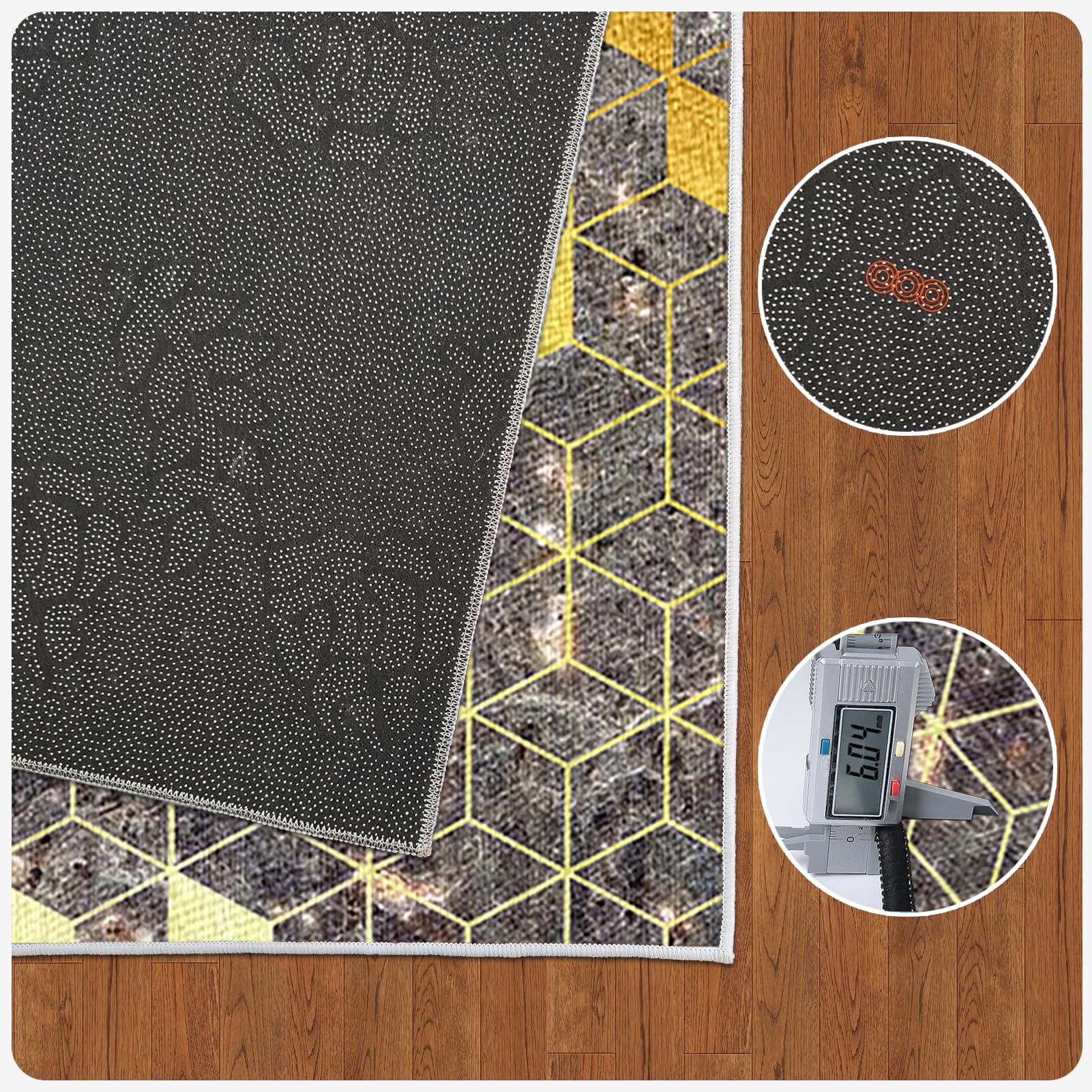 Tappeto del Corridoio 80 x 300 cm Tappeto Stretto Antiscivolo Moderno Tappeti Runner per Cucina Lungo Lavabile Tappeto Cucina Tappeti Runner Ingresso per Corridoio Ingresso Lavanderia