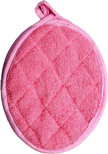 Miniatura 10 de AP Collection Soporte ovalado para ollas de algodón de rizo resistente al calor para cocinar y hornear, tamaño 9.5 x 7.5 pulgadas (paquete de 10,