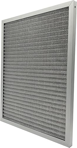Miniatura 5 de Filtro de aire lavable (20" x 30" x 1"), filtro de aire electrostático de aluminio para horno y aire acondicionado central