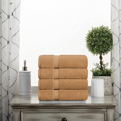 Miniatura 2 de SUPERIOR Madison TS - Juego de 4 toallas de mano, color óxido, 4 unidades