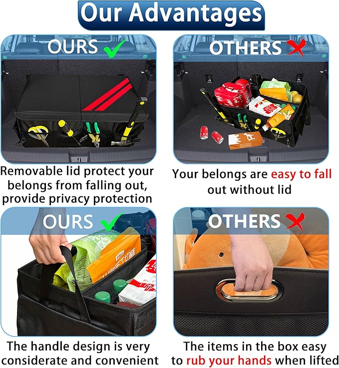 Organizador De Baul Plegable Tela Oxford miniatura 3