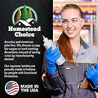 Vista 18 de Paquete de 2 botellas de plástico exprimibles para salsas, botellas exprimibles de condimentos de 16 onzas para líquidos, botella de chorro sin BPA