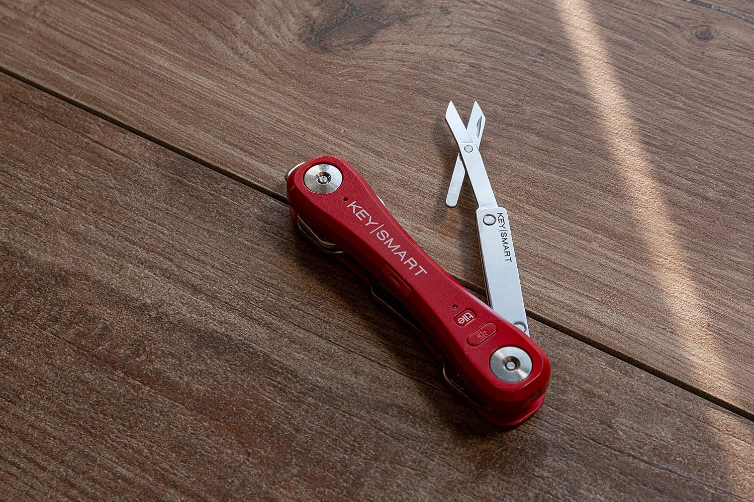 KeySmart NanoScissors - Mini Portable Foldable Keychain Scissors