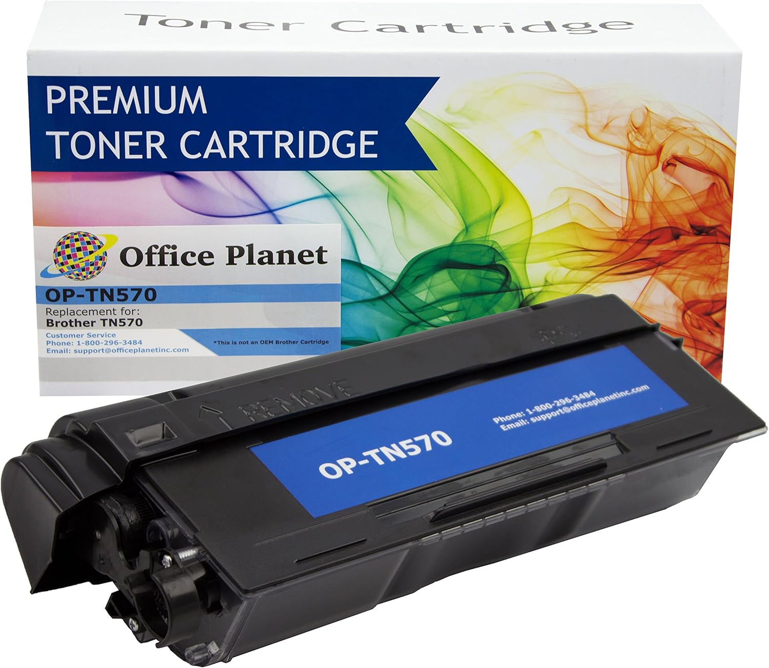 Office Compatible Replacement for Brother TN570 Toner Cartridge For Use With