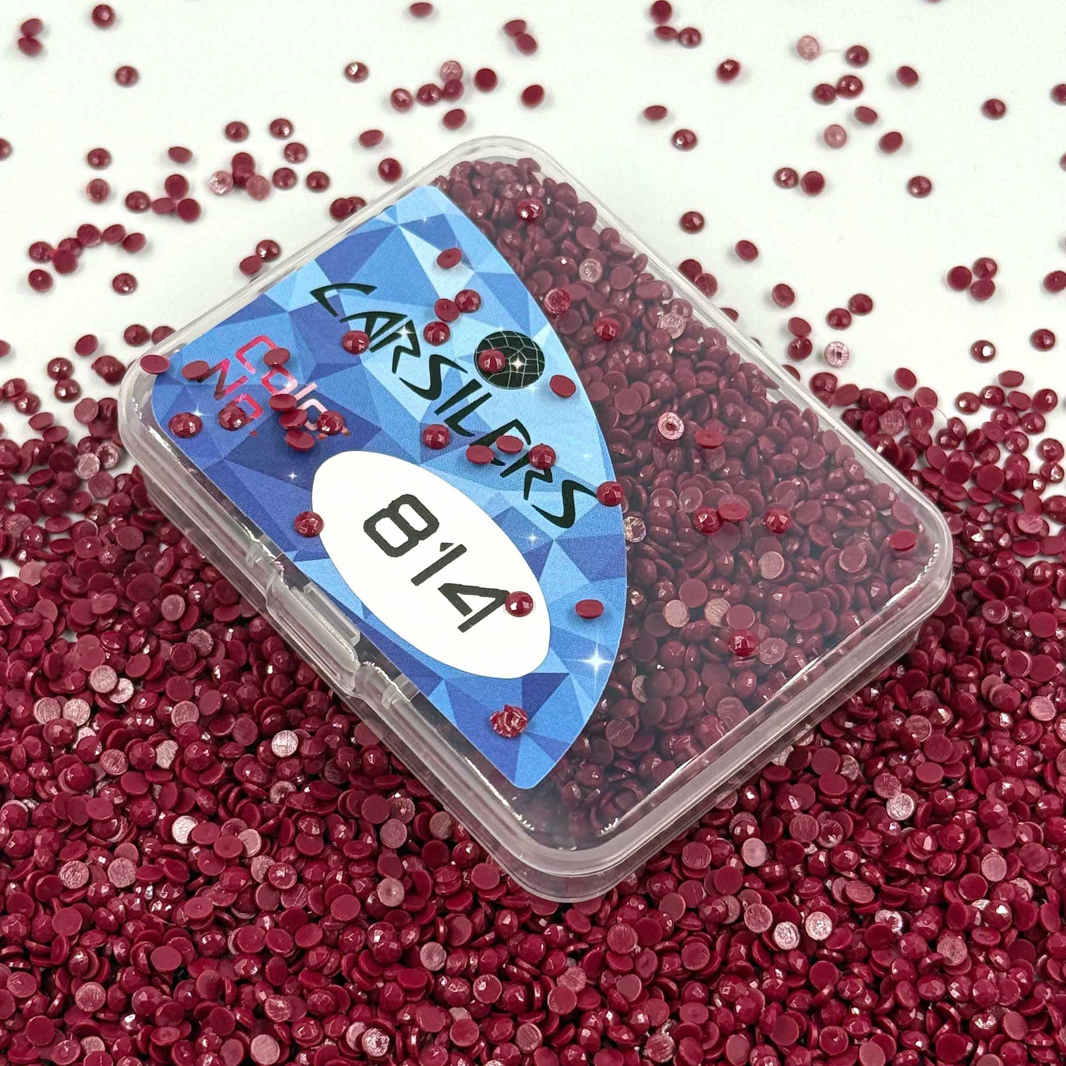 Carsilers Diamond Painting Beads 814,Diamonds Painting Accessories Replacement for Missing Drills,Diamond Beads Replacement Drills Gems Stones,Round,About 3500pcs — image 1