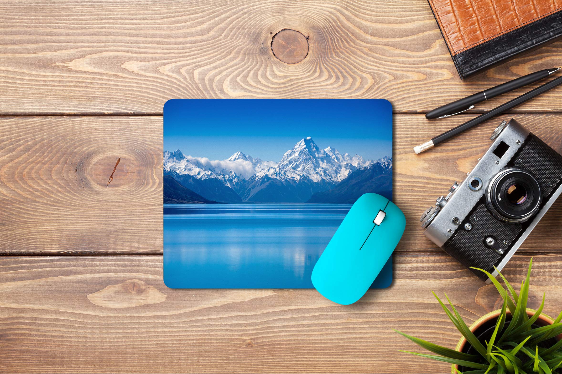 Mountain Water Tree scd HD Printed Designer Speed Mousepad for Laptop|Dekstop|Gamers|Graphic designers-7x8.5 Inches