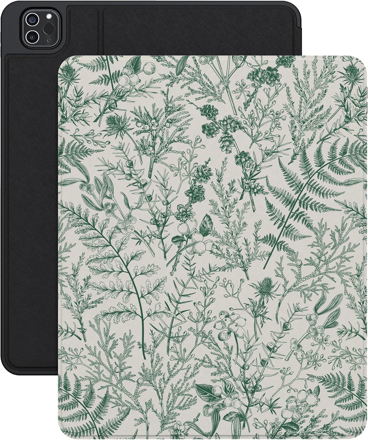 Casely iPad Pro 12.9″ (5th/6th Gen) Case | Sage Garden | Green Floral