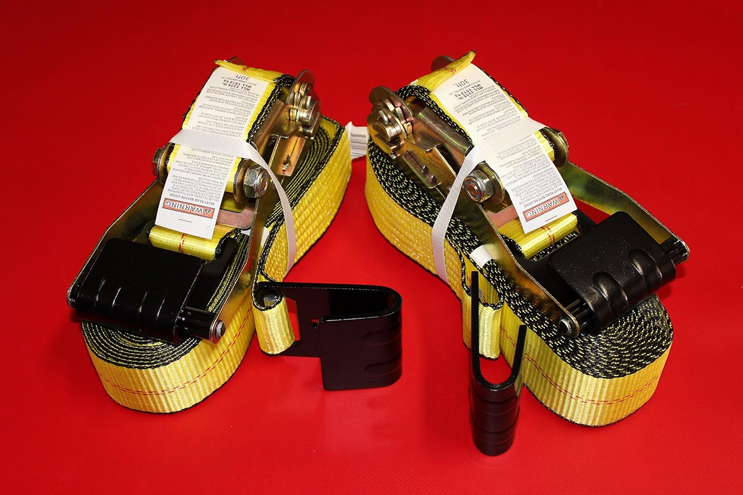 2 X 30' ratchet straps