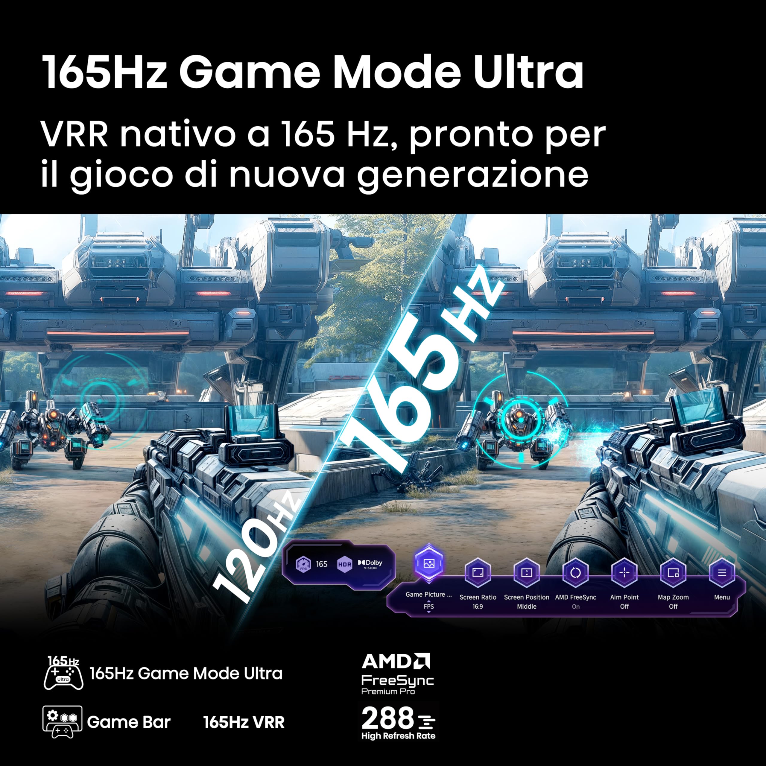 Hisense 50" Mini-LED 4K Smart TV 50U72Q 144Hz Dolby Vision IQ HDR10+ Game Mode PRO Dolby Atmos 2.1