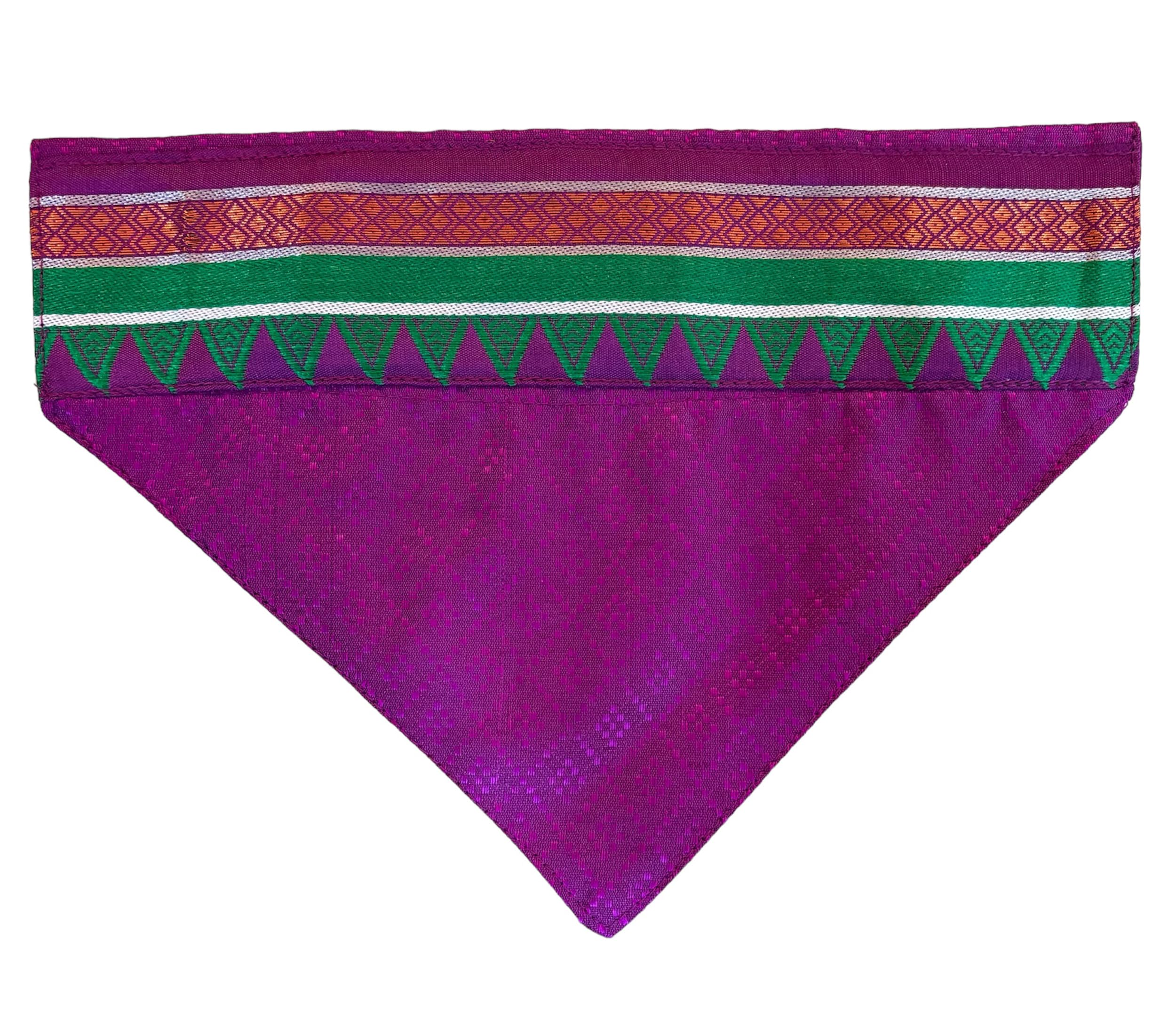 For The Fur Kids Indian Dog Bandana: Traditional Khun Bandana for Pets (Purple) (B084QNS6NZ) Amazon Price History, Amazon Price Tracker