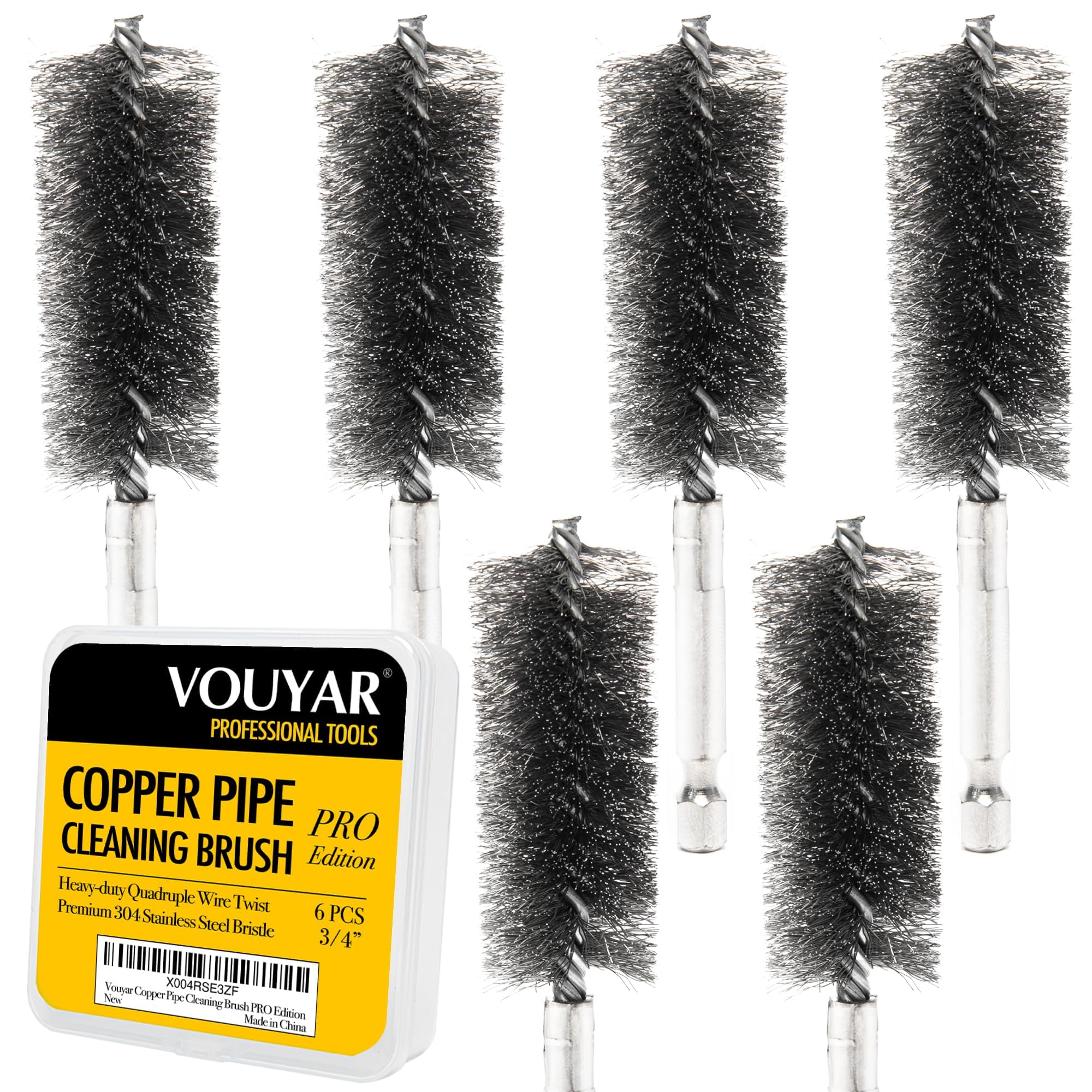 Vouyar Tube Cleaning Brushes - 6pc Set -1