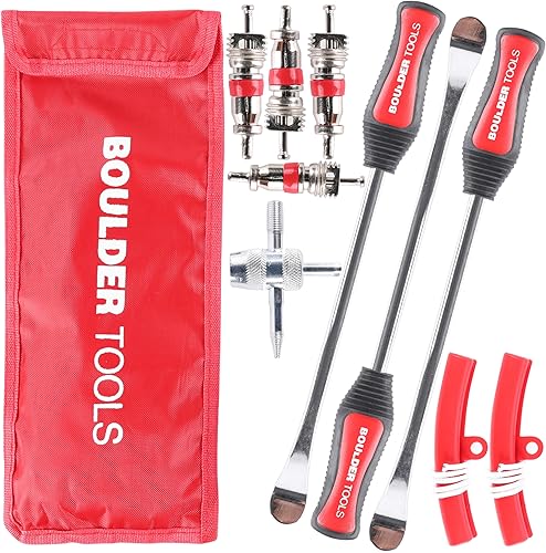 Miniatura 7 de Boulder Tools Cucharas para neumáticos - Herramienta para cambiar neumáticos - Cucharas de neumáticos de motocicleta - Duraderas, fáciles de usar