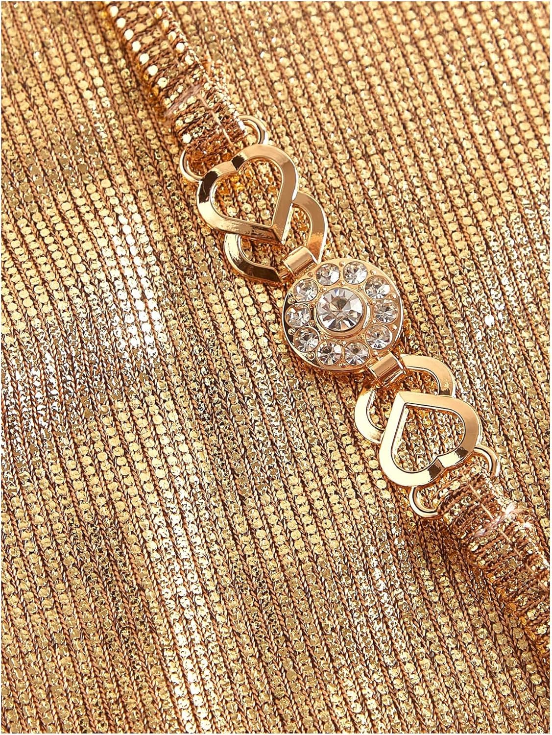 Milumia Women Metallic Halter Y2k Crop Tops Ruched Backless Cowl Neck Party Club Rave Sleeveless Shirts - Image 3