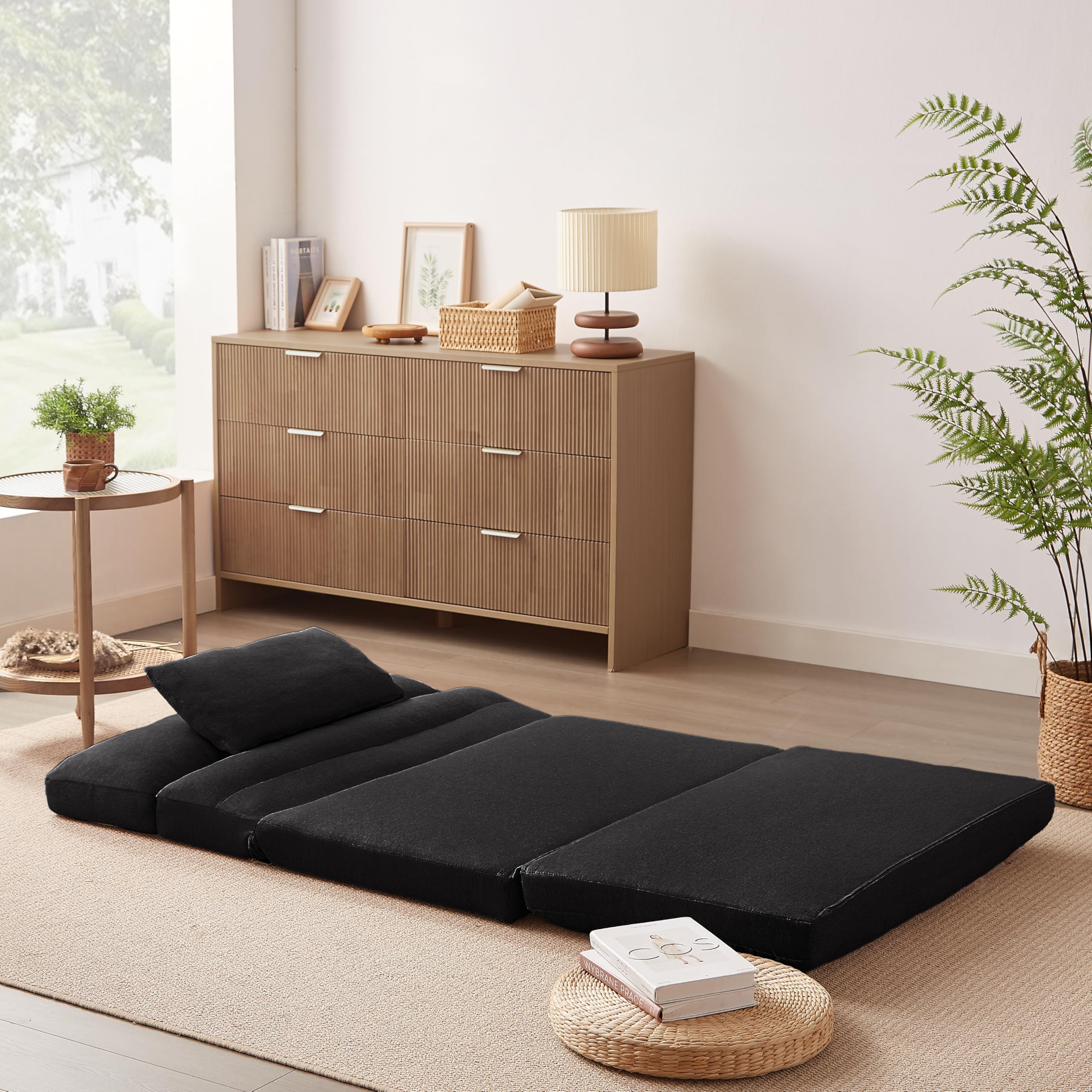 Amazon｜折りたたみ ソファベッド 幅103cm 2人掛け リクライニング5